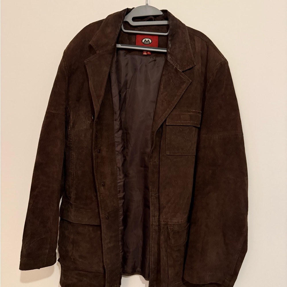 Men's Marc Mattis Brown Suede Jacket